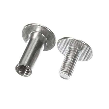 Delfield Screw, Post, Aluminum, 1 /2 6320115
